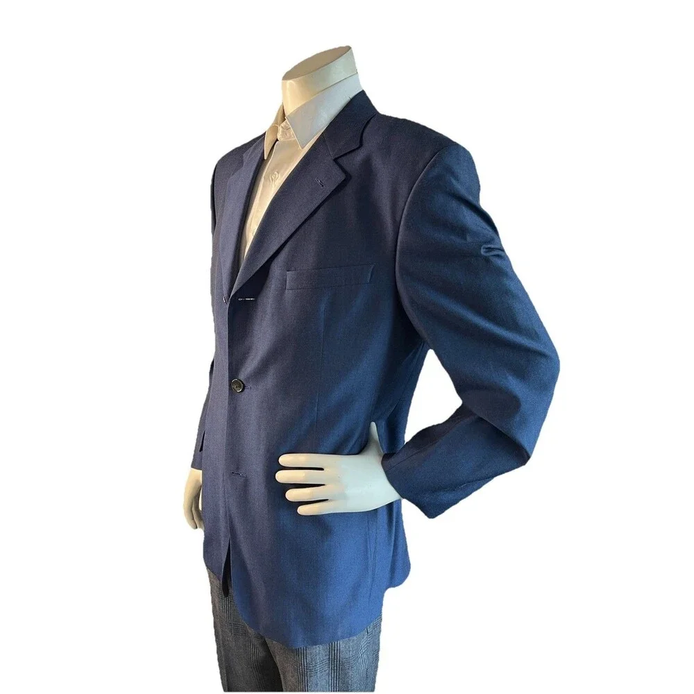 Hugo Boss Blazer Men 42R “Vanderbilt” Virgin Wool Made in Germany
